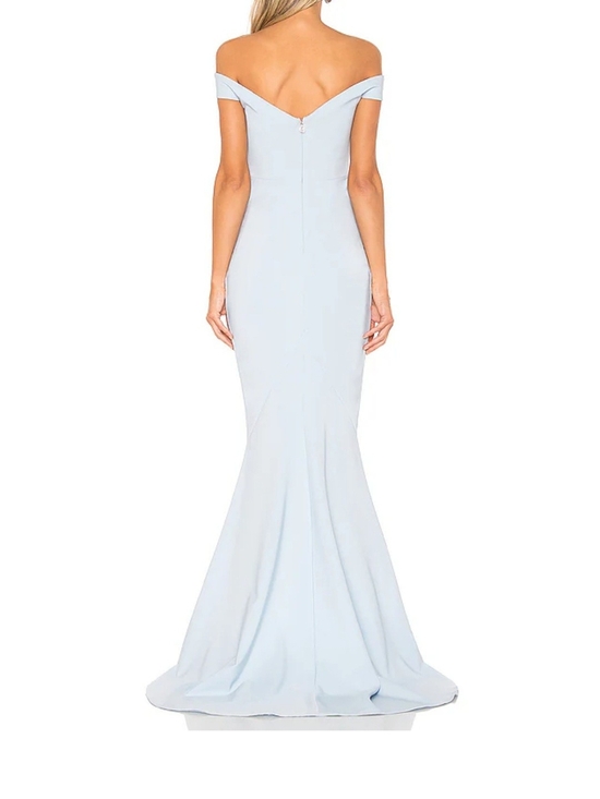 Nookie Dresses & Skirts - Nookie One-Shoulder Light Blue Mermaid Gown